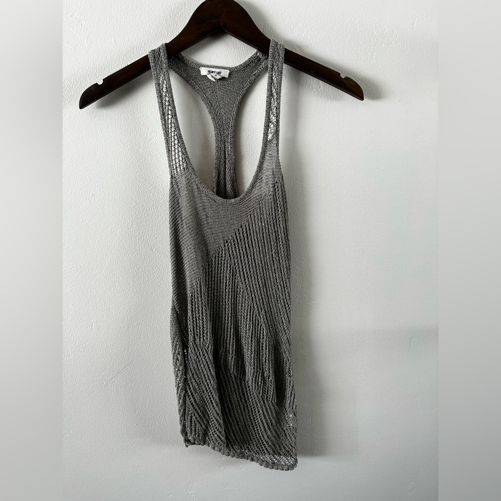 Helmut Lang light knit tank top